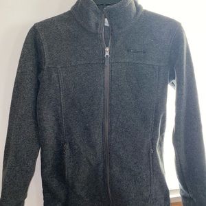 Columbia grey fleece jacket